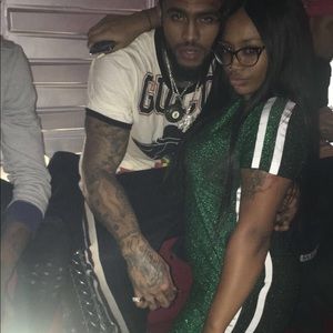 Green drees wore it one event as u see in picture